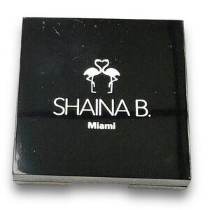 Shaina B. Miami Eyeshadow Duo Flamingo Imprint Coral & Gold Shimmer Compact 2.5g